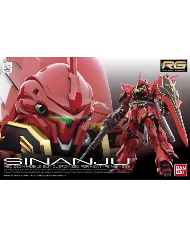 REAL GRADE - GUNDAM SINANJU - MOBIL SUIT MSN-06S - Scala 1/144