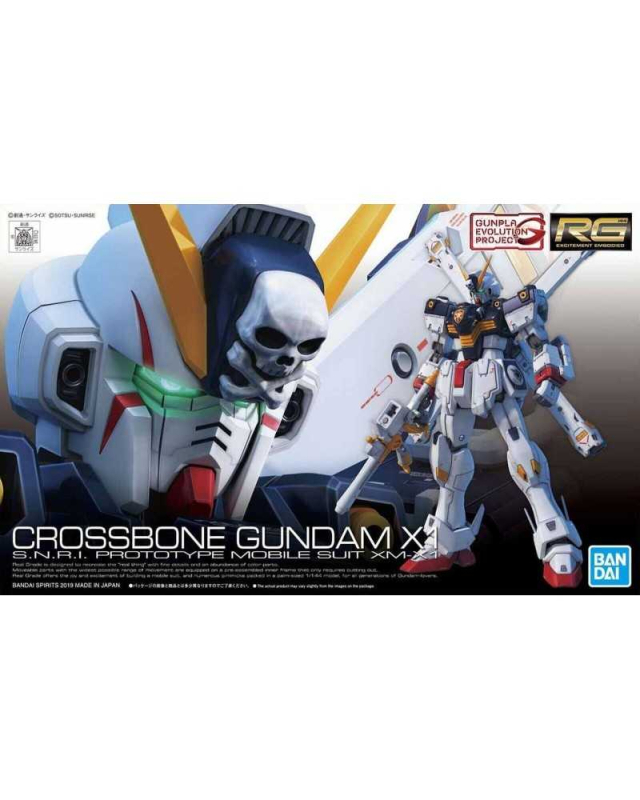 REAL GRADE - GUNDAM CROSSBONE X1 MOBIL SUIT XM-X1 - MODEL KIT 1/144