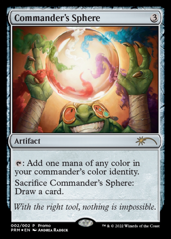 Commander's Sphere - Promo Foil - Sfera del Comandante (TOKEN: GOBLIN/ 1 p.to ) 