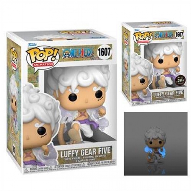 ONE PIECE - POP FUNKO VINYL FIGURE 1607 LUFFY GEAR FIVE  REGULAR + CHASE