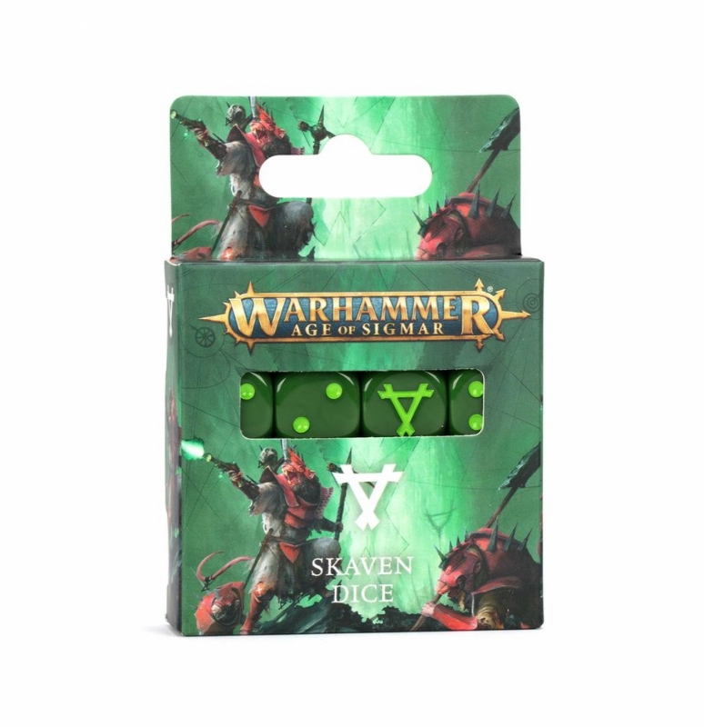  WARHAMMER AGE OF SIGMAR: SKAVEN Set di 16 dadi