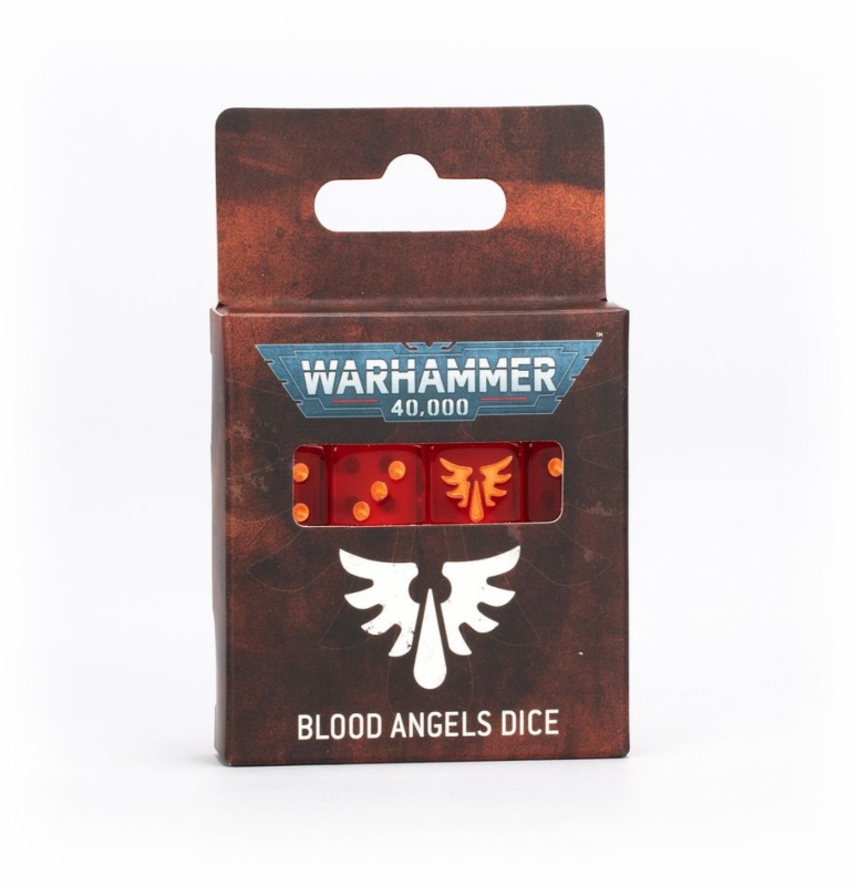  WARHAMMER 40K: BLOOD ANGELS Set di 16 dadi