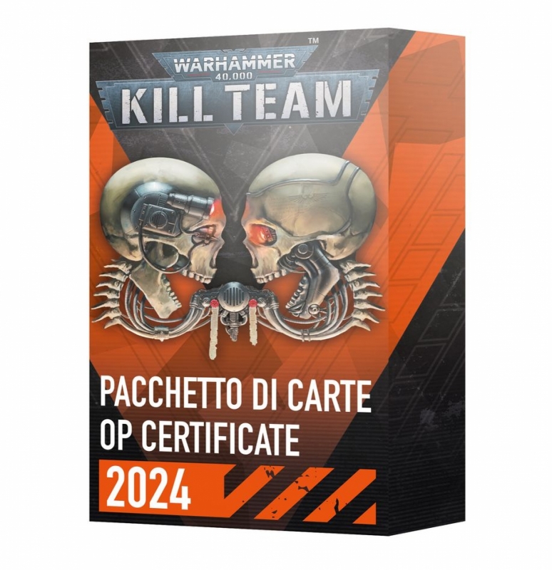  WARHAMMER 40K: KILL TEAM APPROVED OPS CARD PACK (ITA 2024)