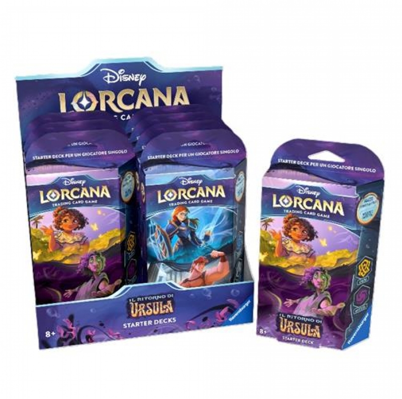 LORCANA - IL RITORNO DI URSULA - BOX 8 STARTER DECKS (ITA)