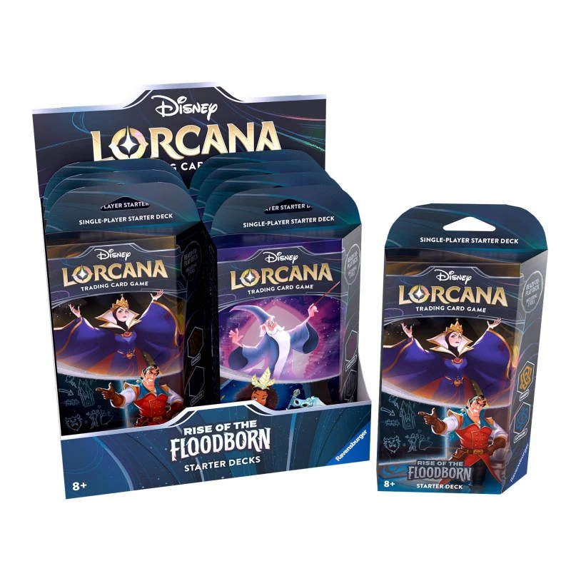 LORCANA - RISE OF THE FLOODBORN - BOX 8 STARTER DECKS (ENG)