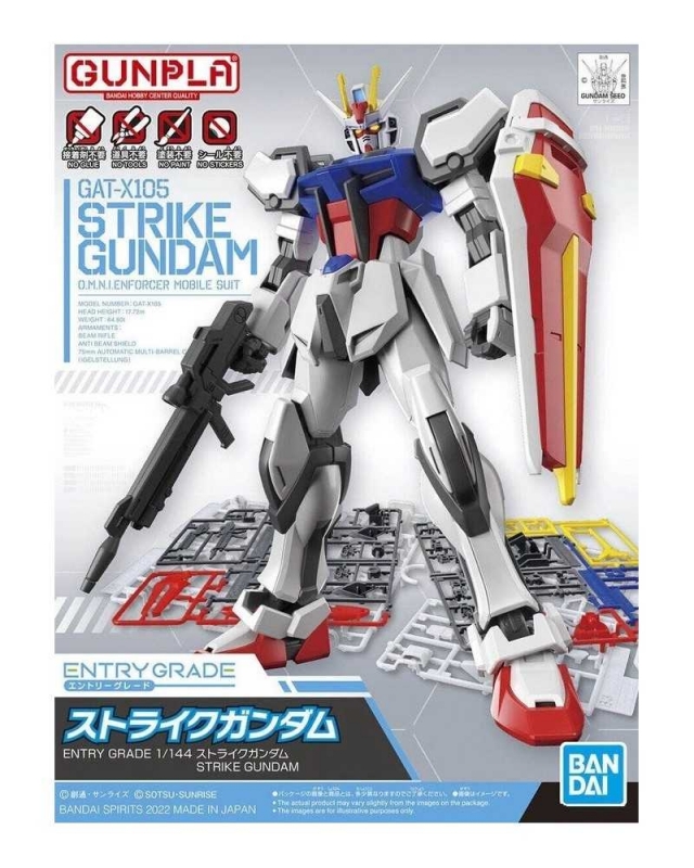 ENTRY GRADE - STRIKE GUNDAM - MOBILE SUIT GAT-X105 - MODEL KIT 1/144