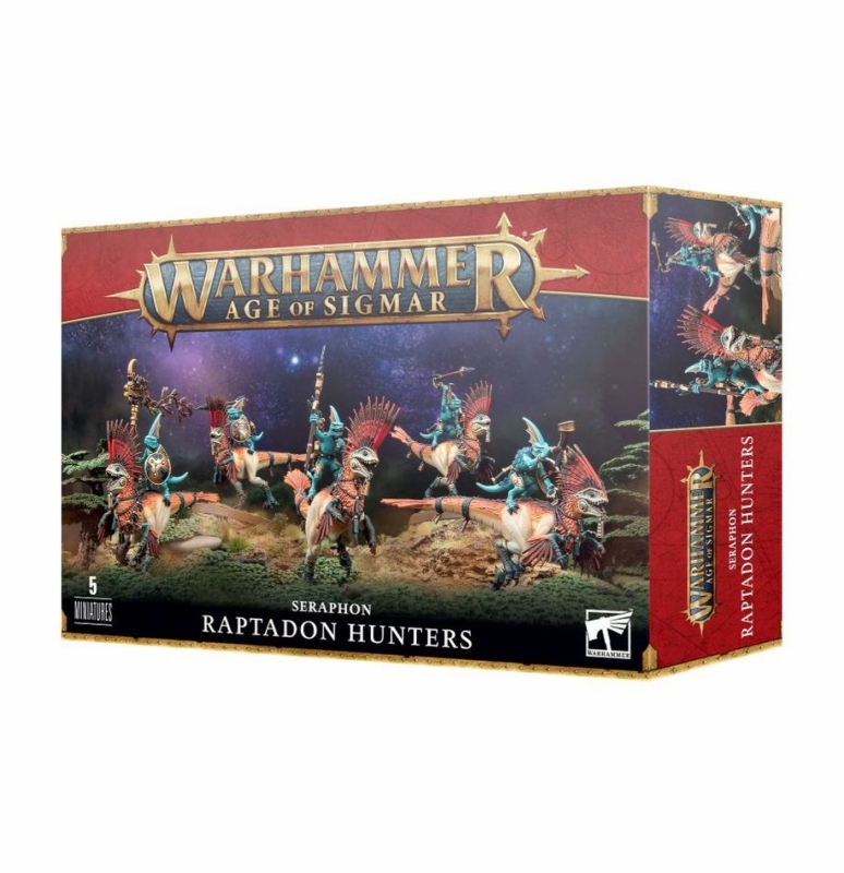 WARHAMMER AGE OF SIGMAR - SERAPHON CACCIATORI SU RAPTADONTE