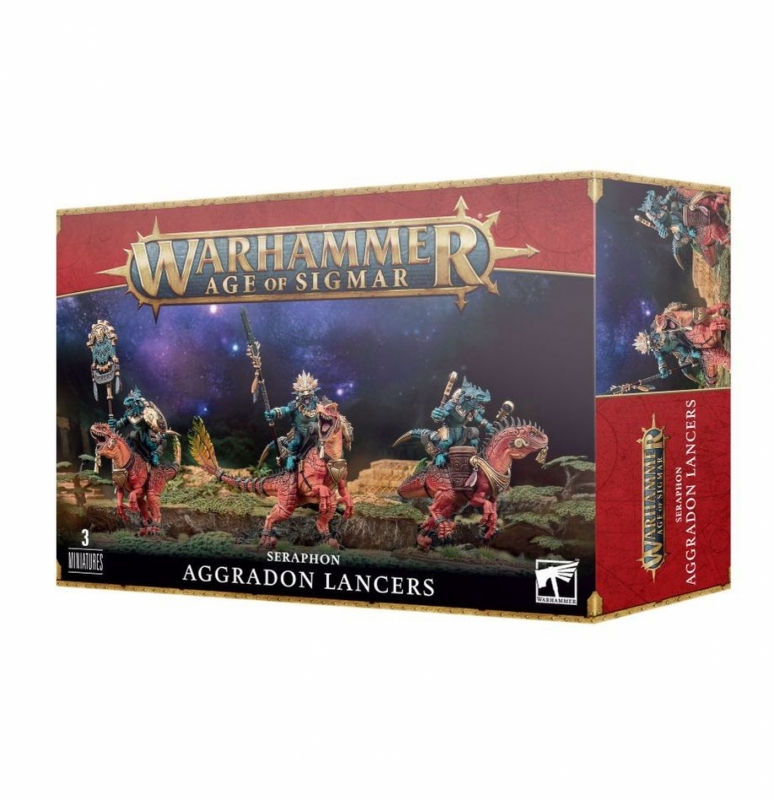 WARHAMMER AGE OF SIGMAR - SERAPHON LANCIERI SU AGGRADONTE