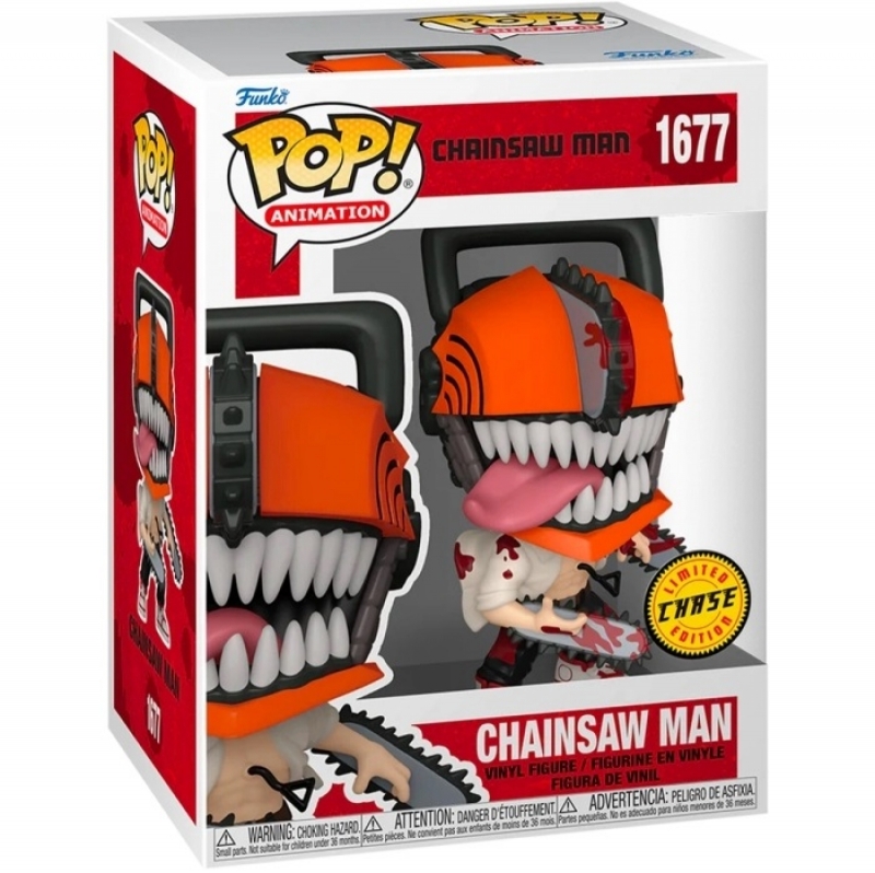 CHAINSAW MAN - POP FUNKO VINYL FIGURE 1677 CHAINSAW MAN CHASE VERSION