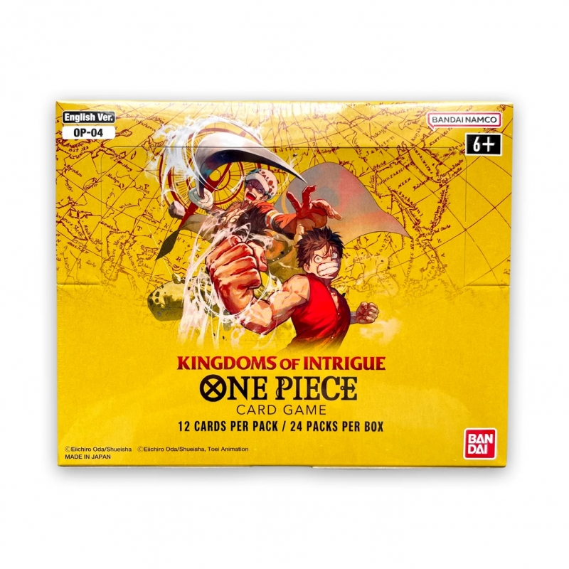 ONE PIECE CARD GAME - OP-04 - KINGDOM OF INTRIGUE  - BOX 24 BOOSTER PACK 