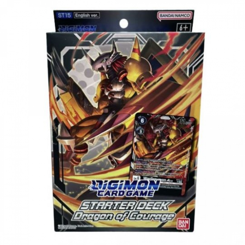 DIGIMON CARD GAME - STARTER DECK ADVANCED DECK SET ST15 - Dragon Of Courage