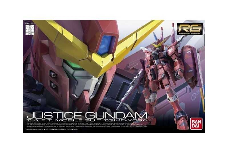 REAL GRADE -  JUSTICE GUNDAM - MOBIL SUIT ZGMF-X09A - scala 1/144 