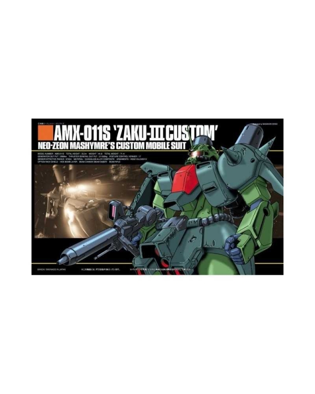 HIGH GRADE - ZAKU III CUSTOM - MOBIL SUIT AMX-011S - Scala 1/144 