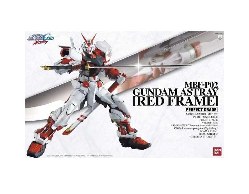 PERFECT GRADE - GUNDAM ASTRAY RED FRAME MOBIL SUIT  MBF-P02 - MODEL KIT 1/60  