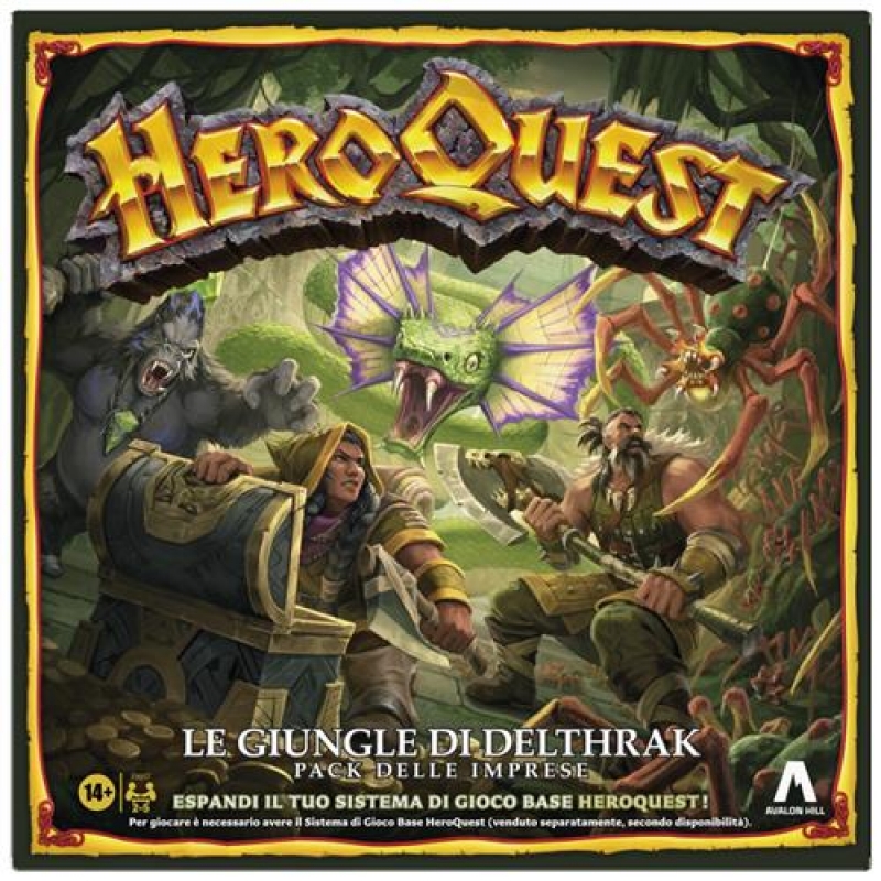 HEROQUEST: LE GIUNGLE DI DELTHRAK - ESPANSIONE (ITALIANO)