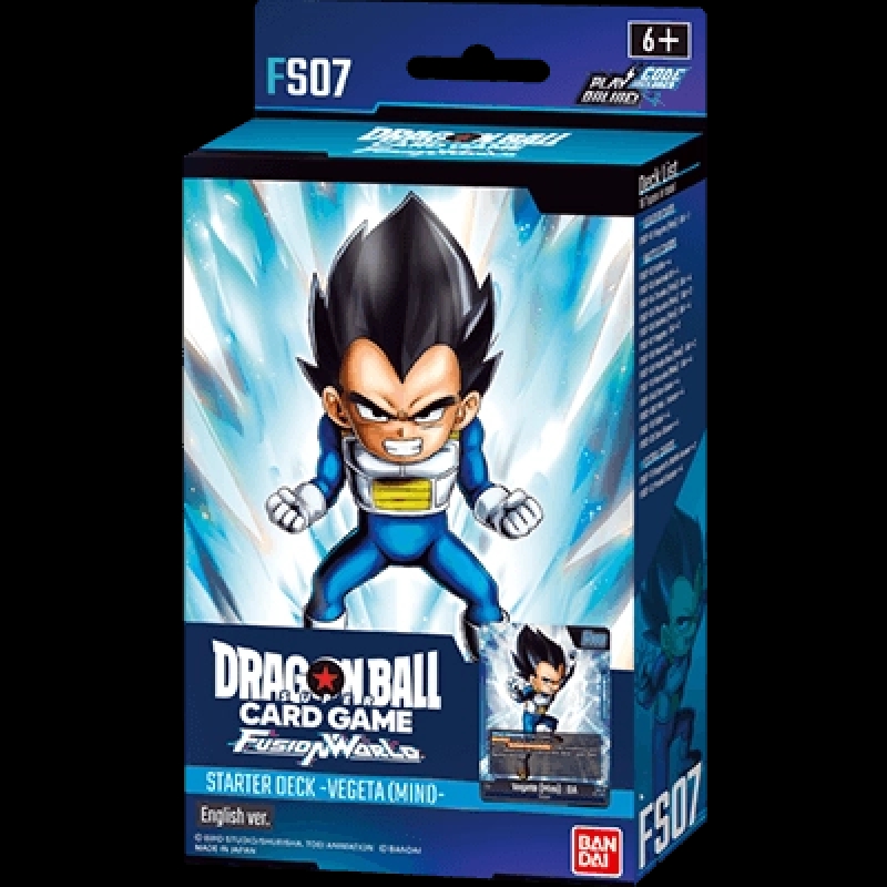 DRAGON BALL SUPER CARD GAME FUSION WORLD - STARTER DECK FS07 - VEGETA (MINI)