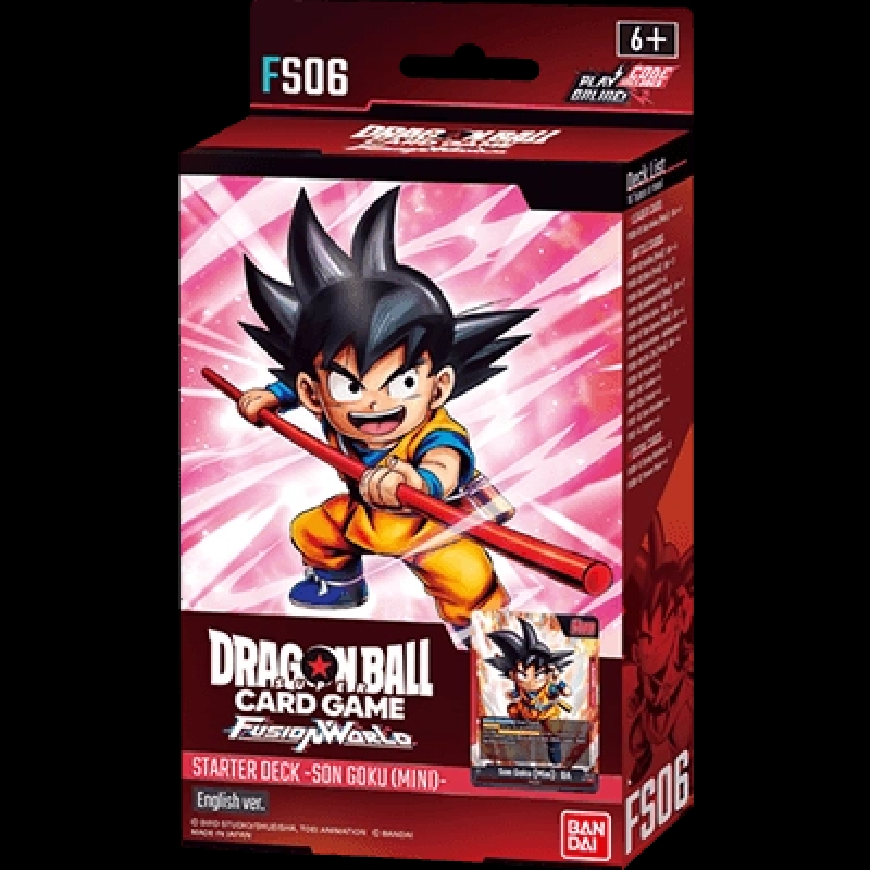 DRAGON BALL SUPER CARD GAME FUSION WORLD - STARTER DECK FS06 - GOKU (MINI)