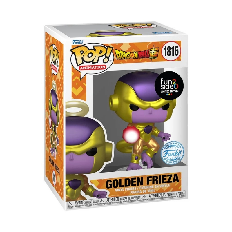 DRAGON BALL SUPER - POP FUNKO VINYL FIGURE 1816 GOLDEN FRIEZA FUNSIDE EXCL