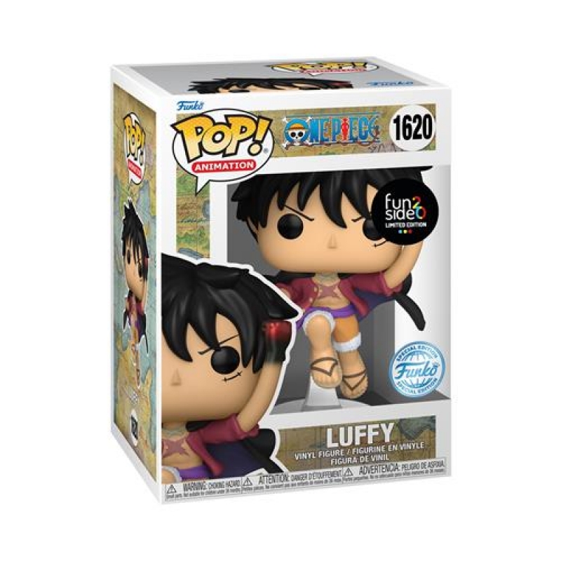 ONE PIECE - POP FUNKO VINYL FIGURE 1620 LUFFY UPPERCUT FUNSIDE20 EXCLUSIVE