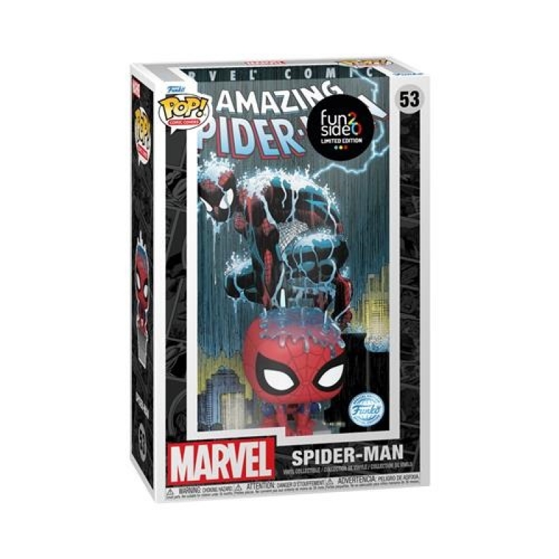 MARVEL - POP FUNKO COMIC COVERS 53 AMAZING SPIDER-MAN 9CM FUNSIDE20 EXCLUSIVE