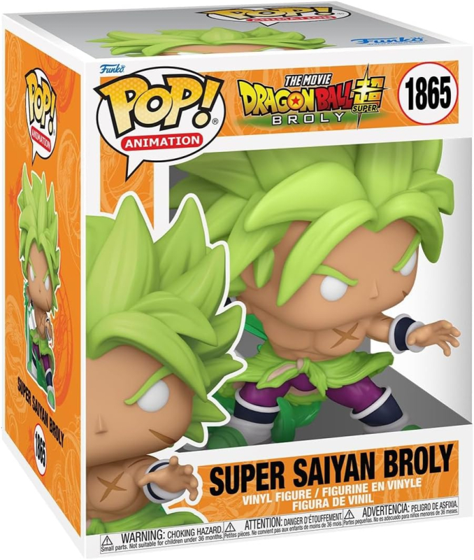 DRAGON BALL SUPER: BROLY POP FUNKO 1865 SUPER SAYAN BROLY