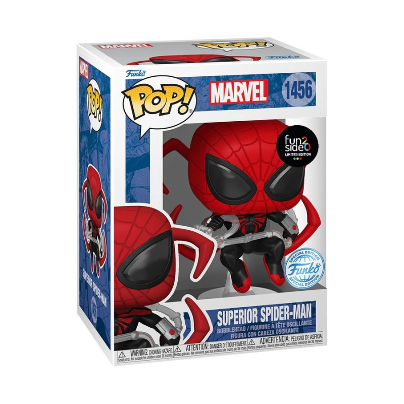 MARVEL: SPIDER-MAN - POP FUNKO 1456 SUPERIOR SPIDER-MAN FUNSIDE20 EXCLUSIVE