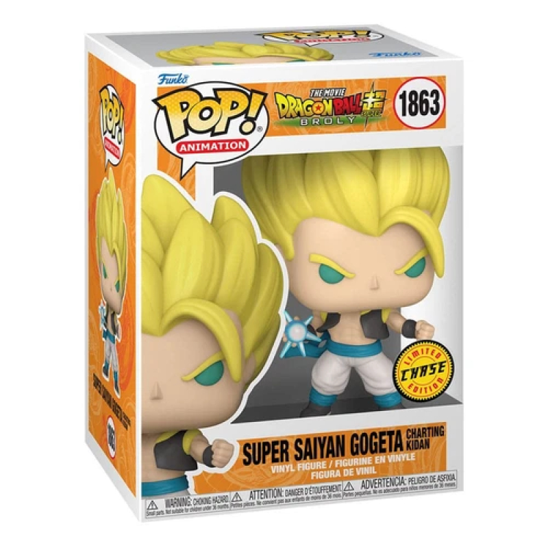 DRAGON BALL SUPER: BROLY - POP FUNKO 1863 SUPER SAIYAN GOGETA CHASE