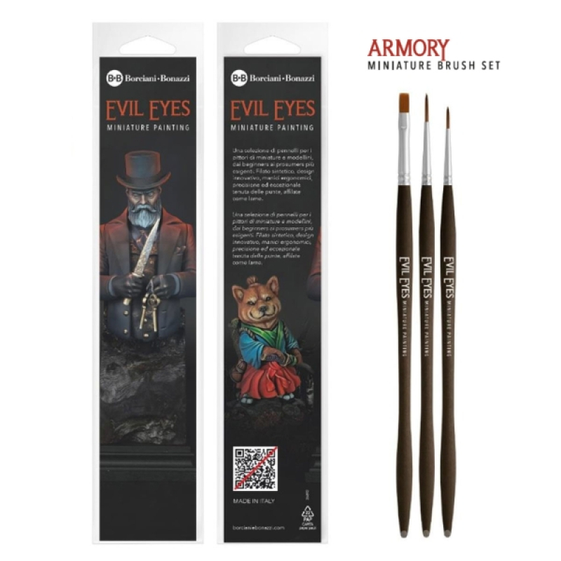 EVIL EYES - Armory Miniature Set 3 pennelli