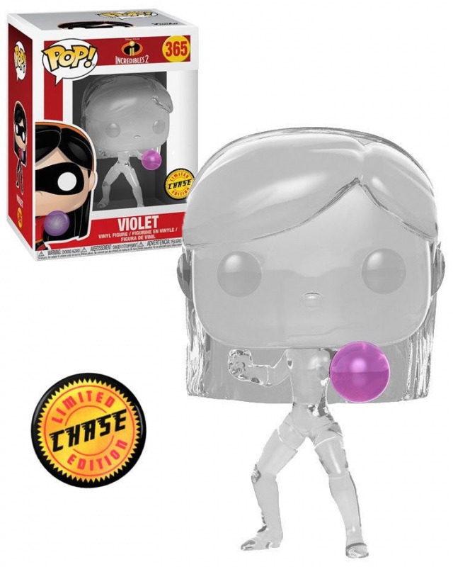 DISNEY GLI INCREDIBILI 2 - POP FUNKO FIGURE 365 VIOLET CHASE (Invisible edition) 